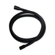 Шланг для ручного душа Qtap Hadice 1600 мм прямоугольный QTHADPVCSQ160B Black Matt - изображение 1