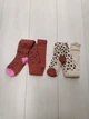 Колготы бежевые и терракотовые леопардовый принт 2шт Primark 110см (400094654) - изображение 1