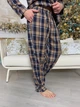 Чоловічий фланелевий піжамний комплект (штани+сорочка) COSY M Синій (cosy2078924) - зображення 5
