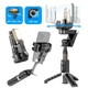 Стедикам стабилизатор с автоматическим отслеживанием Gimbal WiWU Wi-SE006 с LED лампой и Bluetooth кнопкой для телефона | Selfie Stick | Монопод-штатив | Трипод | 776730 - изображение 2