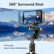 Стедикам стабилизатор с автоматическим отслеживанием Gimbal WiWU Wi-SE006 с LED лампой и Bluetooth кнопкой для телефона | Selfie Stick | Монопод-штатив | Трипод | 776730 - изображение 8