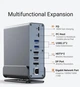 Док-станция 16в1 100W для Macbook/MSI/Asus/Samsung/Dell/Lenovo/HP/Acer/Android - изображение 6