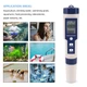 Комбінований pH/TDS/ЕС/Salinity/Temp метр EZ-9909 5в1 (вологозахищений, змінним електродом, АТС) - зображення 9