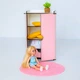 Кукольный шкаф для Барби NestWood розовый (kmb010r) - изображение 1