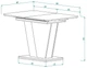 Стіл кухонний розкладний FOREST D/A Дуб крафт золотий / Ательє темне 120(160)x80 Intarsio - зображення 7