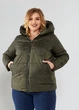 Женская демисезонная куртка с капюшоном больших размеров MODA 0063 68 Хаки (M -0063 /2 W ) - изображение 1
