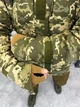 Чоловічий Бушлат Drawstring на синтепоні з флісовою підкладкою піксель розмір 3XL - зображення 5