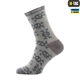 Носки легкие M-Tac Mk.3 Pirate Skull, Grey, 39-42 - изображение 2