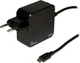 Сетевое зарядное устройство Inter-Tech PD-2045 USB-C 45 Вт Черная (88882221) - изображение 1