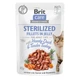 Влажный корм Brit Care Cat Pouch для кастрированных кошек, в желе, утка и индейка, 85 г - изображение 2