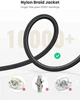 Кабель Ugreen AV112 3.5 мм Male to 3.5 мм Male Cable Gold Plated Metal Case with Braid 0.5 м Black (50360) - зображення 6