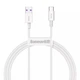 Кабель Baseus Superior Series Fast Charging Type-C 66W 1m White - зображення 1