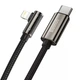 Кабель Baseus Legend Series Elbow Fast Charging Type-C to Lightning 20W 2m Black - зображення 1