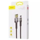 Кабель Baseus Cafule Lightning Special Edition 2.4A 1m Gray - изображение 4
