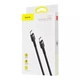 Кабель Baseus Cafule Type-C to Type-C PD 2.0 60W 1m Black-Grey - зображення 4