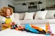 Тачки: Гоночный трек для светящихся тачек Cars: Glow Racers Launch ‘N Criss-Cross Playset Mattel - изображение 4