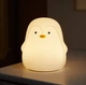 Детский светильник лампа Пингвин c аккумулятором 3DTOYSLAMP Экологический ночник силиконовый от USB - изображение 2