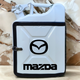 Подарочный набор для мужчин Канистра бар 10 л белая с логотипом Mazda + 2 бокала - изображение 1