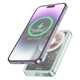 Внешний аккумулятор HOCO Ice Crystal magnetic fast charging power bank Q14 5000mah |Type-C,QC/PD,20W/3A Green - изображение 1