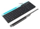 Клавиатура A4Tech Fstyler FK25 (Black) USB . Клавиатура Афотек черная с встроенной подставкой для смартфона - изображение 3