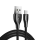 Кабель Remax RC-160m USB MicroUSB Lesu Pro 2.1A 1м чорний - изображение 1