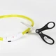Светодиодный LED ошейник Lesko L-18 Yellow L USB для собак и котов светящийся водоотталкивающий - изображение 3