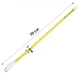 Светодиодный LED ошейник Lesko L-18 Yellow L USB для собак и котов светящийся водоотталкивающий - изображение 5