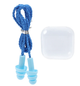 Многоразовые силиконовые беруши на веревке Blue, Velice - изображение 1