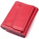 Яркий маленький кошелек для женщин из натуральной кожи ST Leather 19502 Красный - изображение 3
