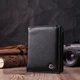 Кошелек вертикального формата из натуральной кожи ST Leather 22474 Черный - изображение 8