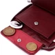 Практичний гаманець для жінок із натуральної шкіри ST Leather 22450 Бордовий - зображення 5