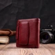 Женский кошелек вертикального типа из натуральной кожи ST Leather 22452 Бордовый - изображение 3