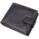 Кошелек для мужчин удобного размера из натуральной кожи ST Leather 22461 Черный - изображение 1