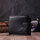 Гаманець для чоловіків зручного розміру із натуральної шкіри ST Leather 22461 Чорний - зображення 2