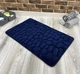 Килимок для ванної YourFind Stone PREMIUM з ефектом пам'яті, антиковзкий,водопоглинаючий 80*50 см Синій - зображення 4
