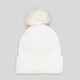 Шапка женская Under Armour UA Halftime Ribbed Pom 1373098-100 OSFM One Size Белая (196039074195) - изображение 3