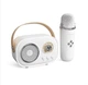 Мини-детское караоке C20 PLUS с беспроводным микрофоном, Портативная колонка Bluetooth, белая - изображение 5