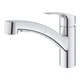 Змішувач для кухні Grohe Eurosmart з висувним виливом Хром (GROHE/30305001) - изображение 4
