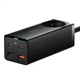 Мережевий фільтр Baseus GaN3 Pro Desktop Powerstrip 65W (2xType-C + 2xUSB + AC(EU)) Black - изображение 1