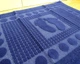 Турецкое полотенце для ног Zeron 50х70 Dark Blue плотность 750 г/м2 - изображение 2