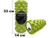 Массажный ролик EasyFit Extreme 33x14 см (EF-EXTR33S) салатовый (роллер, валик, цилиндр МФР и йоги, массажер для спины, ног, рук, шеи) - изображение 1
