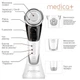 Мікрострумовий RF ліфтинг масажер для обличчя MEDICA+ LIFTING 7.0 White (EMS+LED) - изображение 3