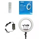 Кольцевая светодиодная лампа LED LJJ-45 Ring Fill Light 45 см, с пультом с штативом 2.1 м - изображение 8