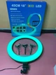 Кольцевая светодиодная лампа LED LJJ-45 Ring Fill Light 45 см, с пультом с штативом 2.1 м - изображение 12