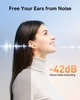 Бездротові навушники TWS Baseus AirNora 2 , ANC, Gradient Orange (NGTW320207) - изображение 11