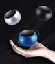 Портативная мини-колонка Bluetooth 5.0 TWS 3W объемный звук Металлический корпус с ремешком Blue (724941317005) - изображение 2