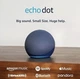 Смарт колонка Amazon Echo Dot 5th Generation Deep Sea Blue (C2N6) Английский язык! - изображение 2