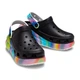 Женские кроксы Crocs Classic Crush Clog Spray Multi M7W9-39-25.5 см 207521 - изображение 3