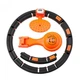 Обруч массажный Intelligent Hula Hoop black/orange / умный - изображение 1