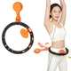 Обруч массажный Intelligent Hula Hoop black/orange / умный - изображение 3